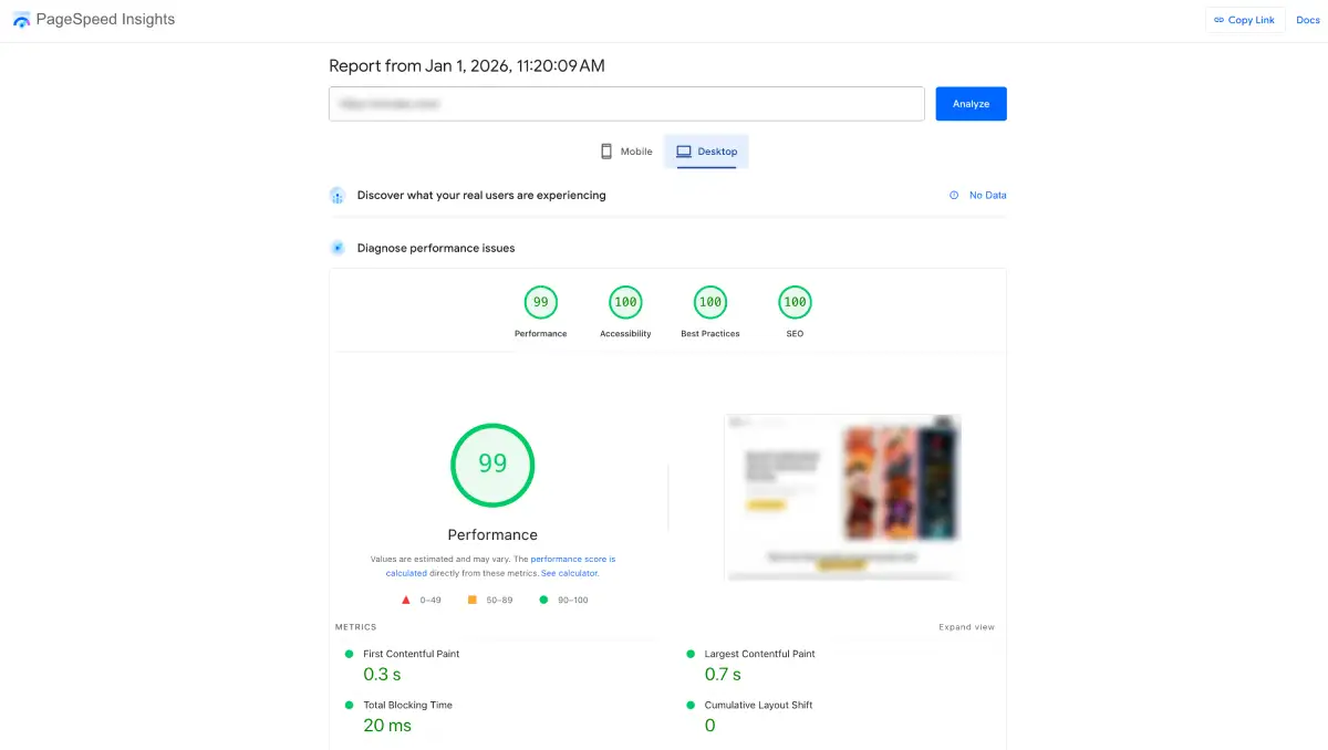 Page Speed Insights